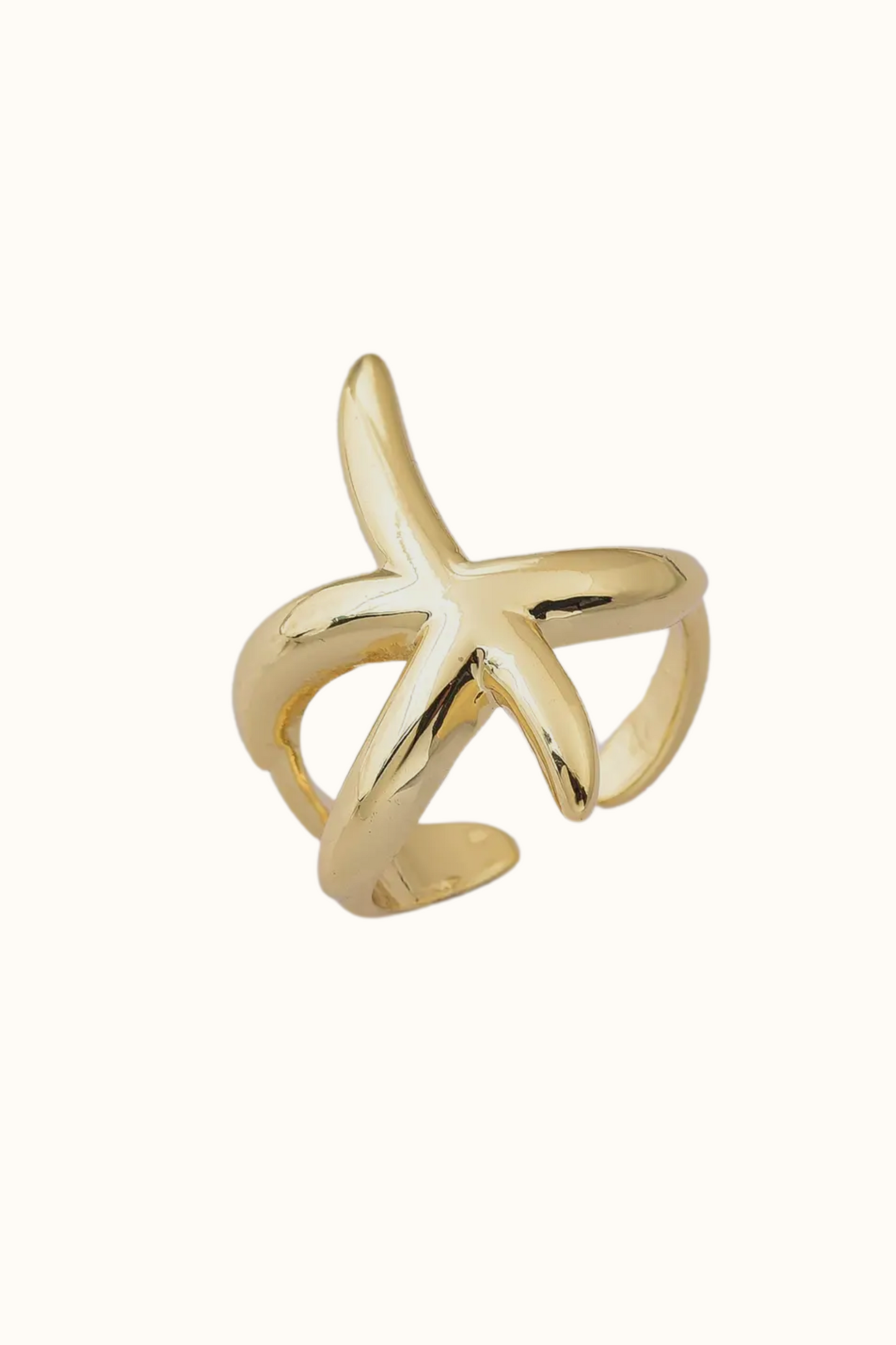 Sculpted Starfish Ring