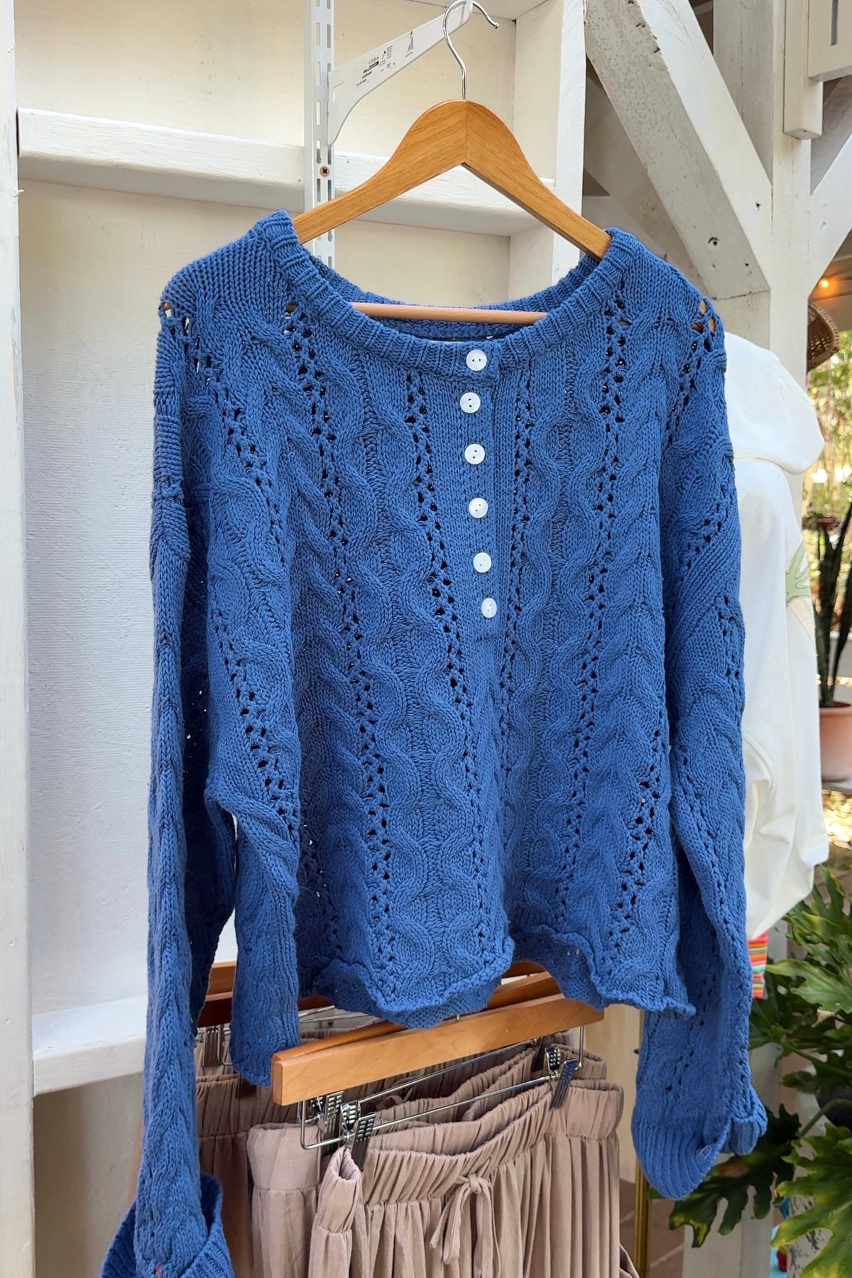 The Weekend Throw Over Sweater