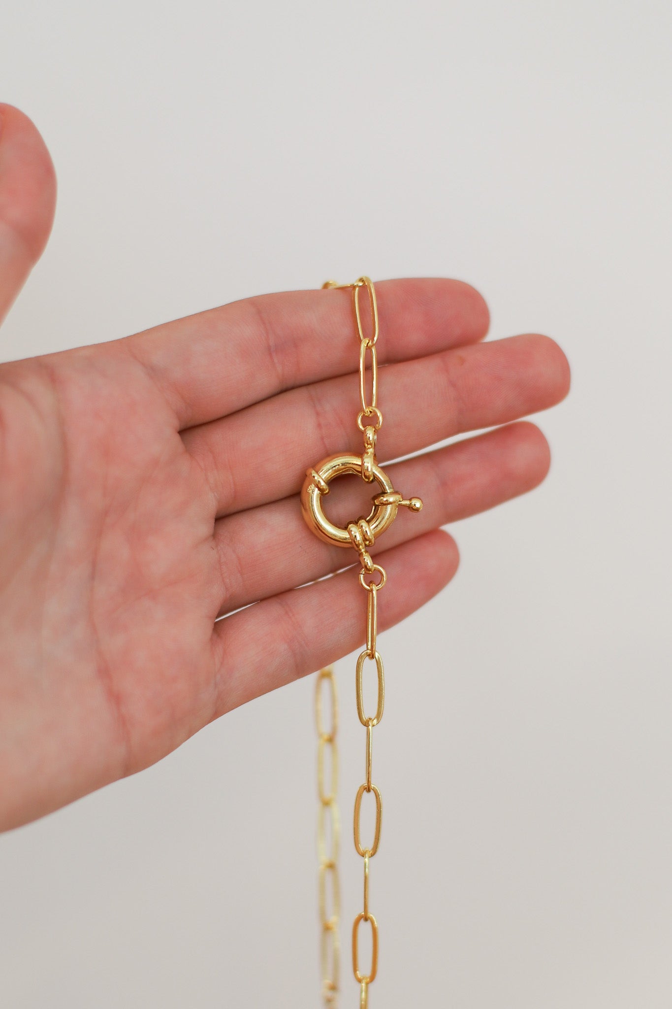 Large Paperclip O-ring Necklace