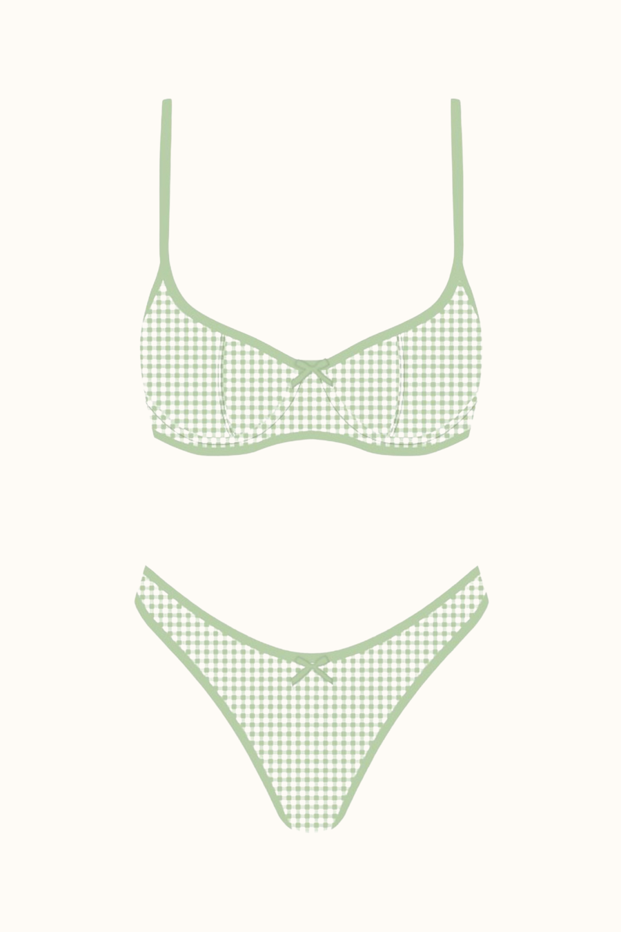 The Nantucket Checkered Bikini Set