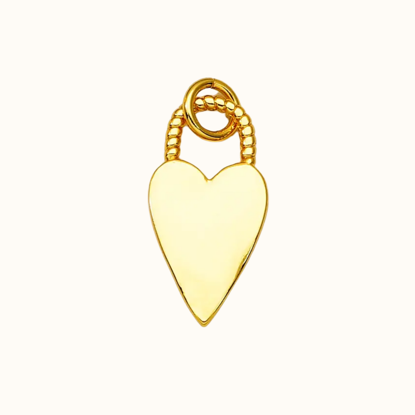 Heart Padlock Charm