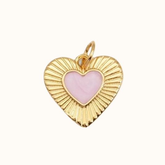 Pink Heart Charm