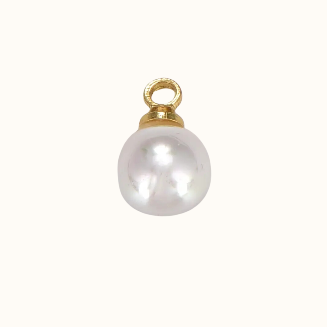 Round Pearl Charm