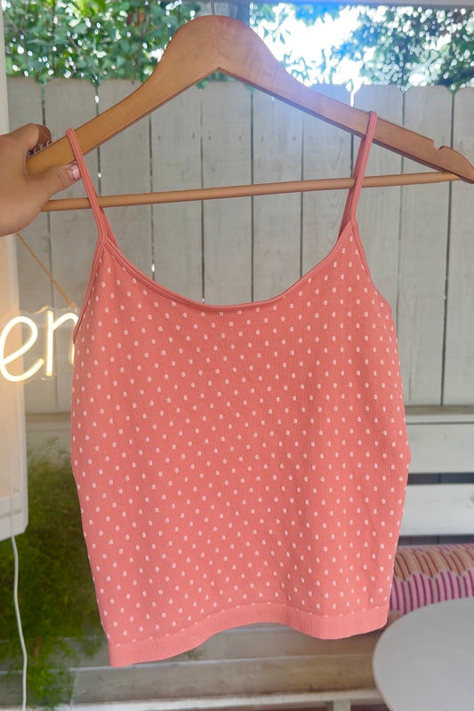 Polka Dot Seamless Tank