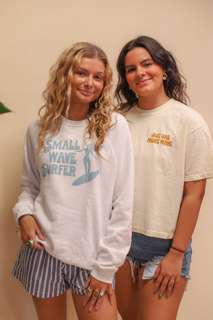 Small Wave Surfer Crewneck