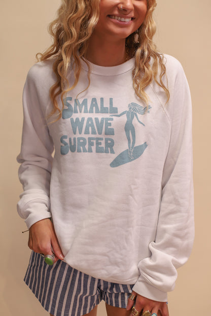 Small Wave Surfer Crewneck