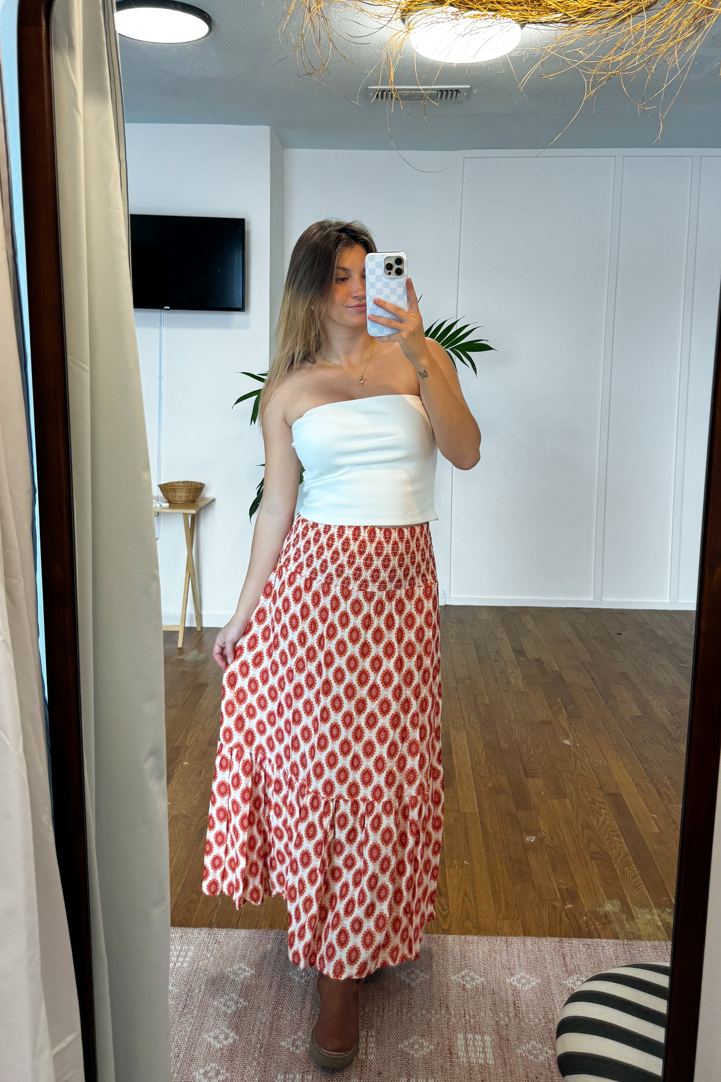 Barcelona Printed Maxi Skirt