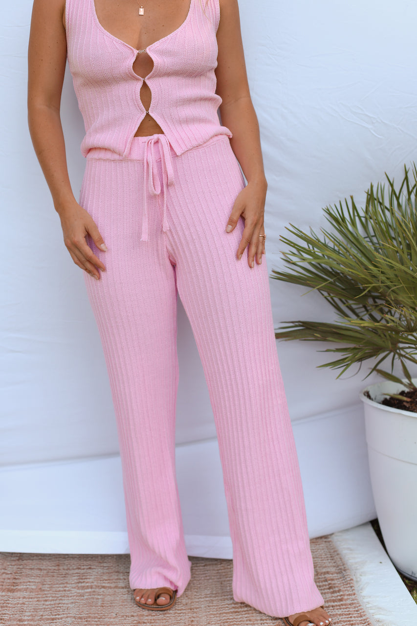 Sunset Ribbed Sweater Pants