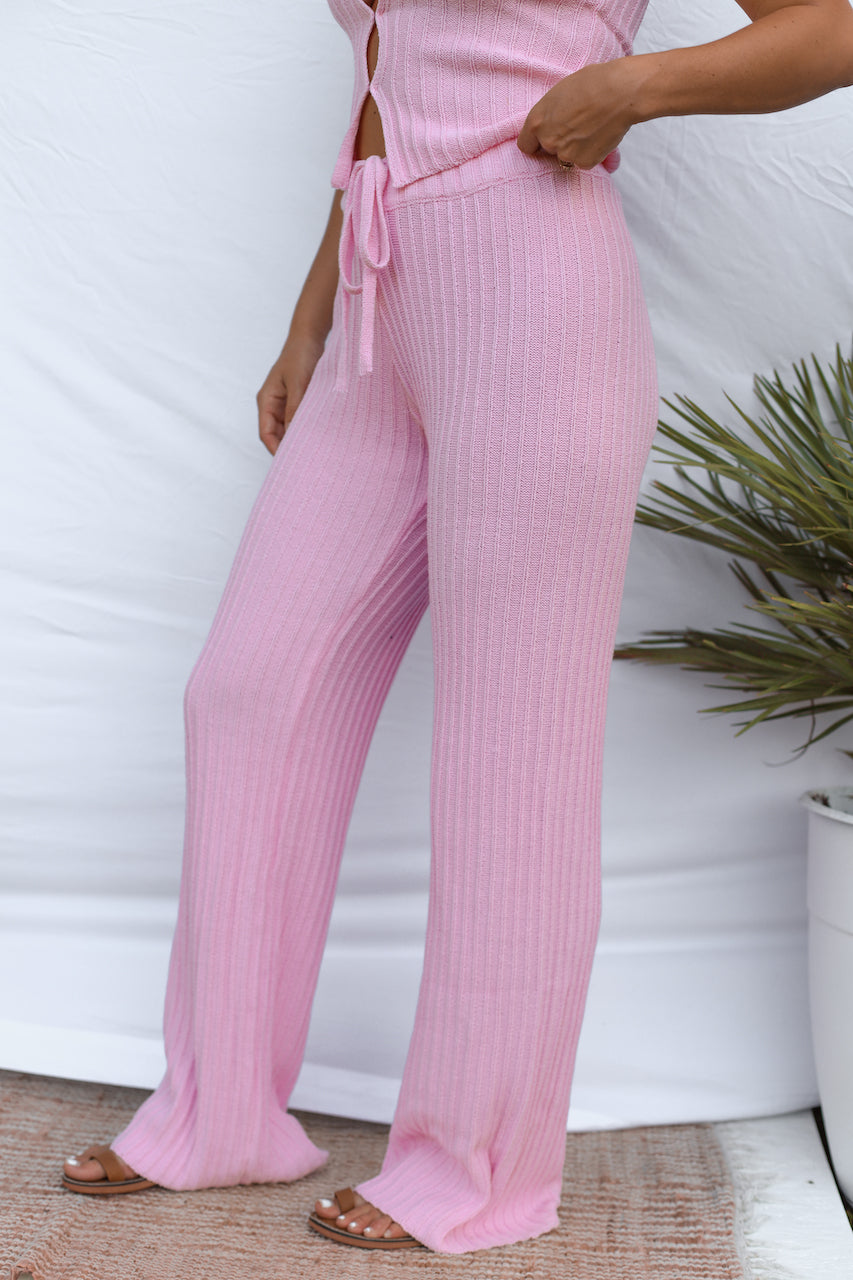 Sunset Ribbed Sweater Pants