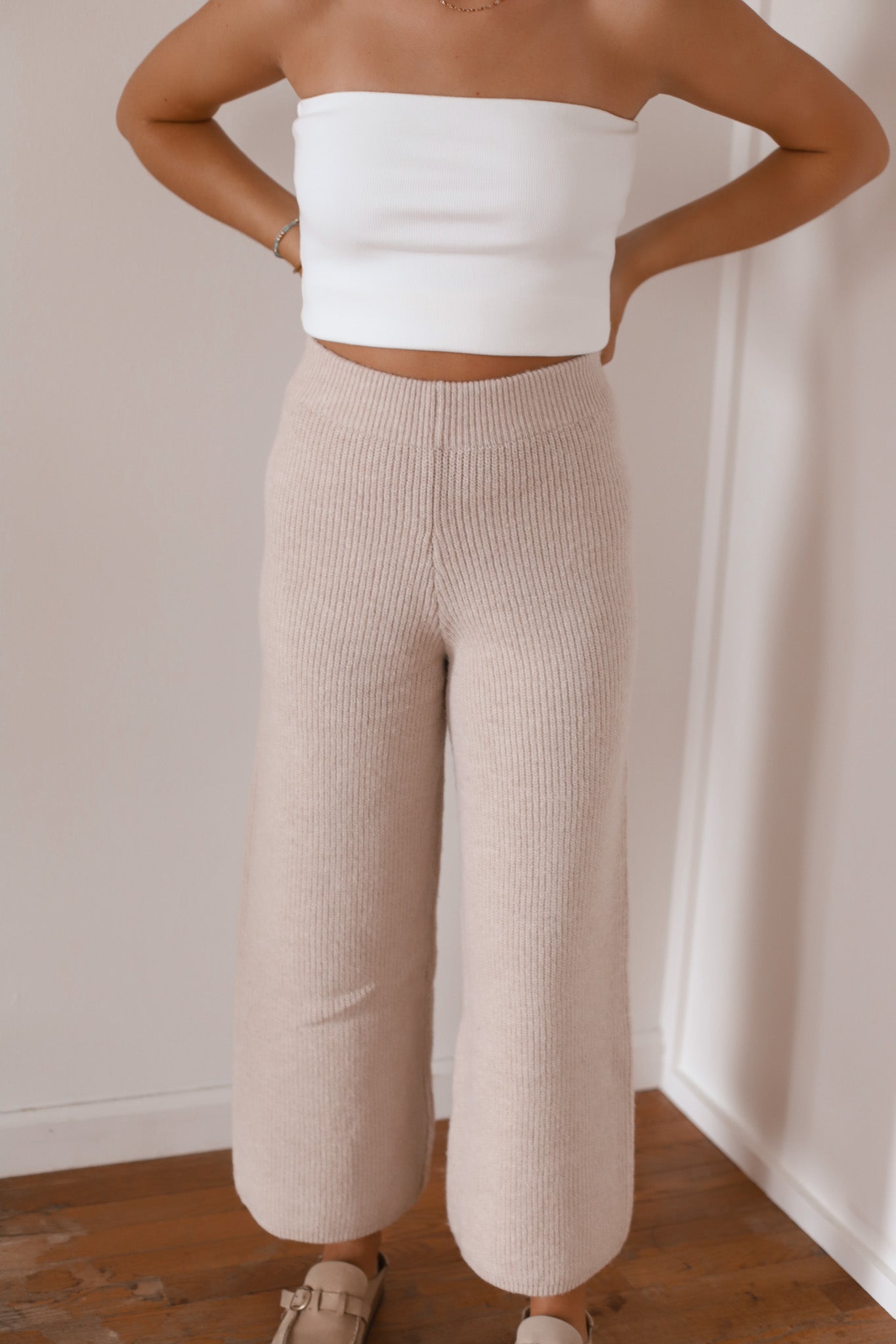 Cozy Knit Sweater Pants