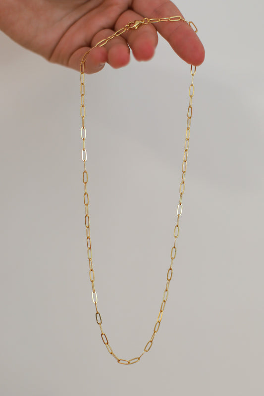 Small Paper Link Necklace