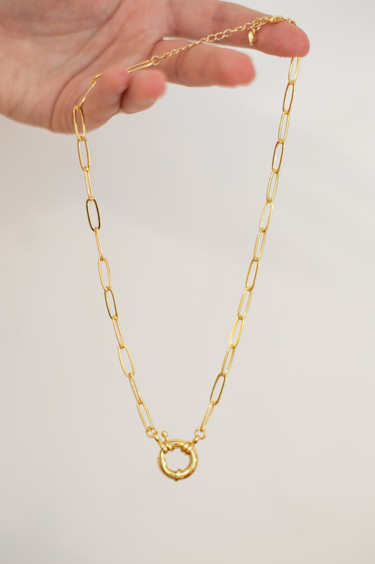Large Paperclip O-ring Necklace