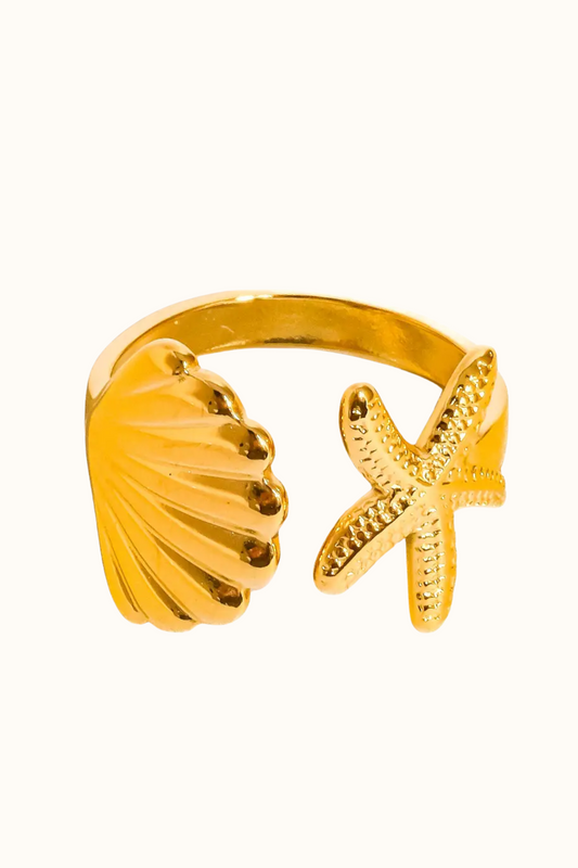 Star & Shell Ring