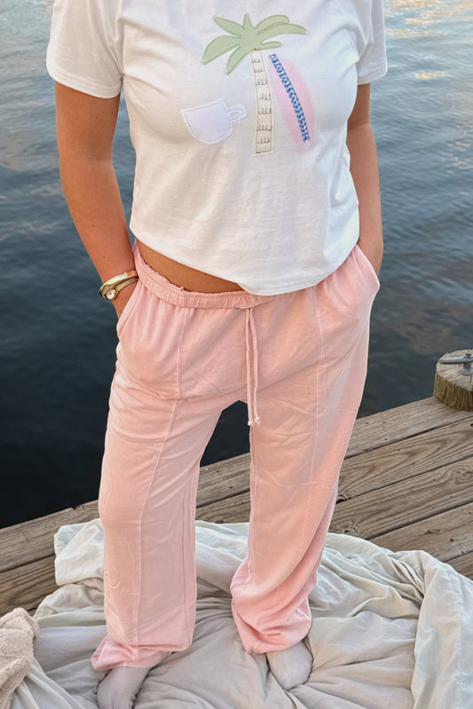 Soft Pink Sail Pants