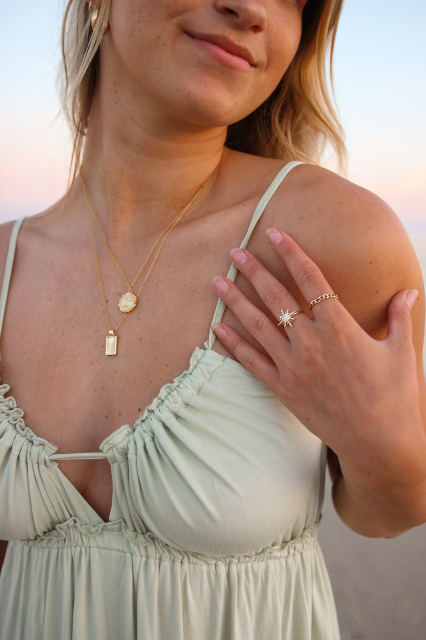 Rays of Sun Pendant Necklace