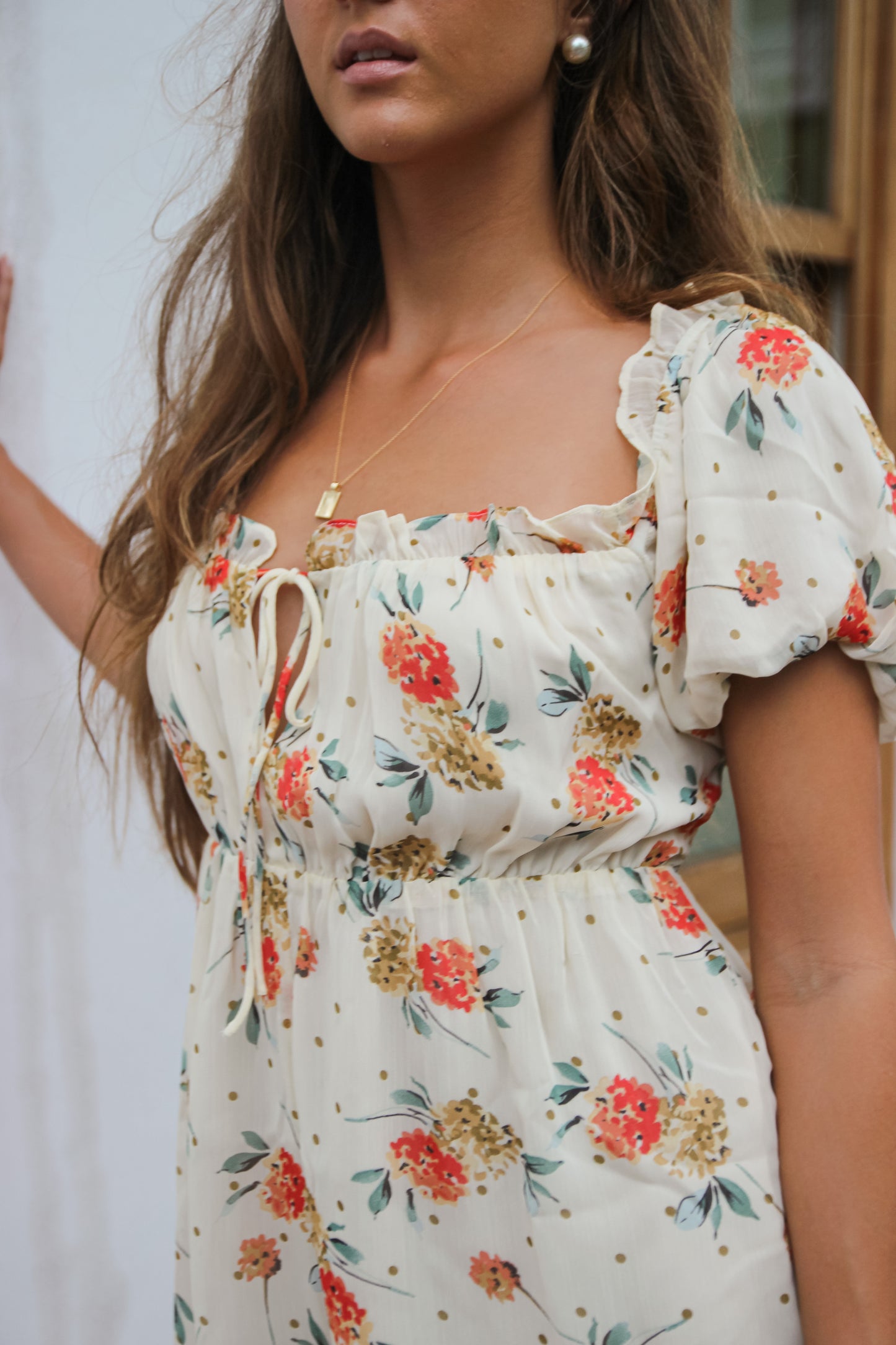 Delilah Floral Babydoll Romper