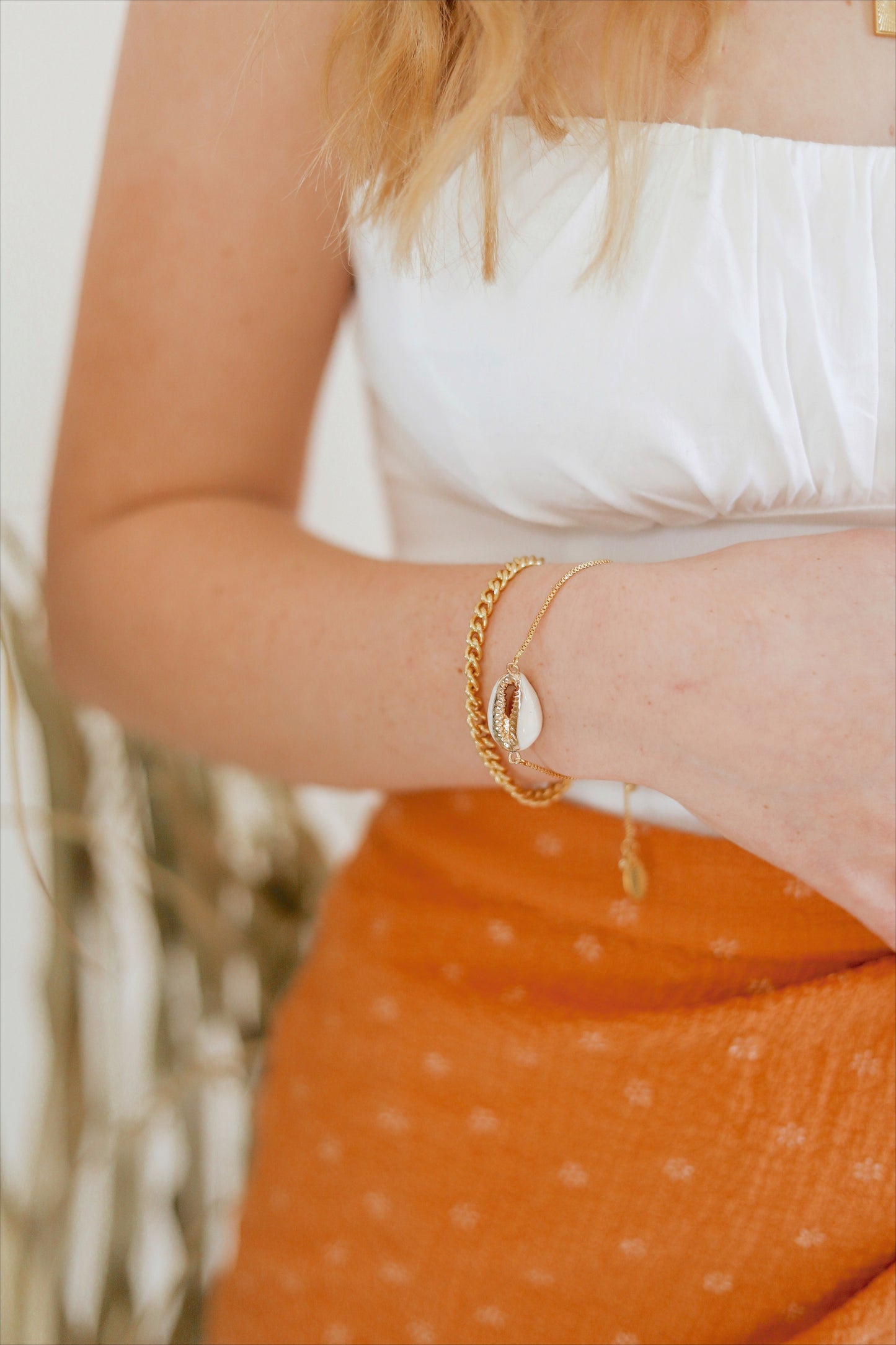 Beach Trip Shell Bracelet